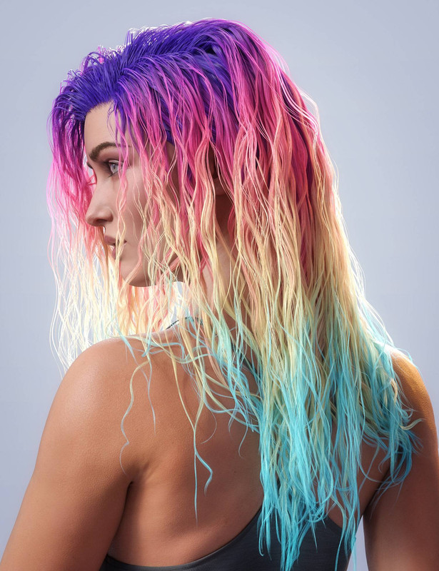 Rainbow Hair - Iray Shaders