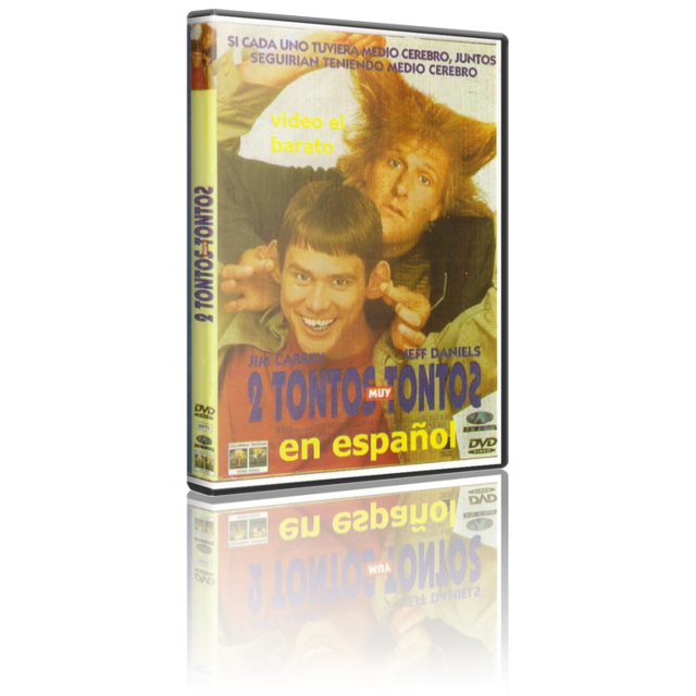 Portada - Dos Tontos Muy Tontos [DVD5 Full] [Pal] [Cast/Ing] [Sub:Varios] [Comedia] [1994]