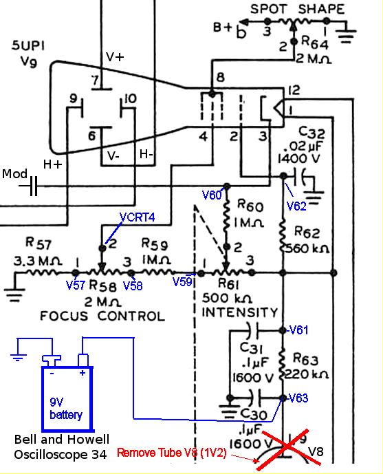 HV test with 9V battery