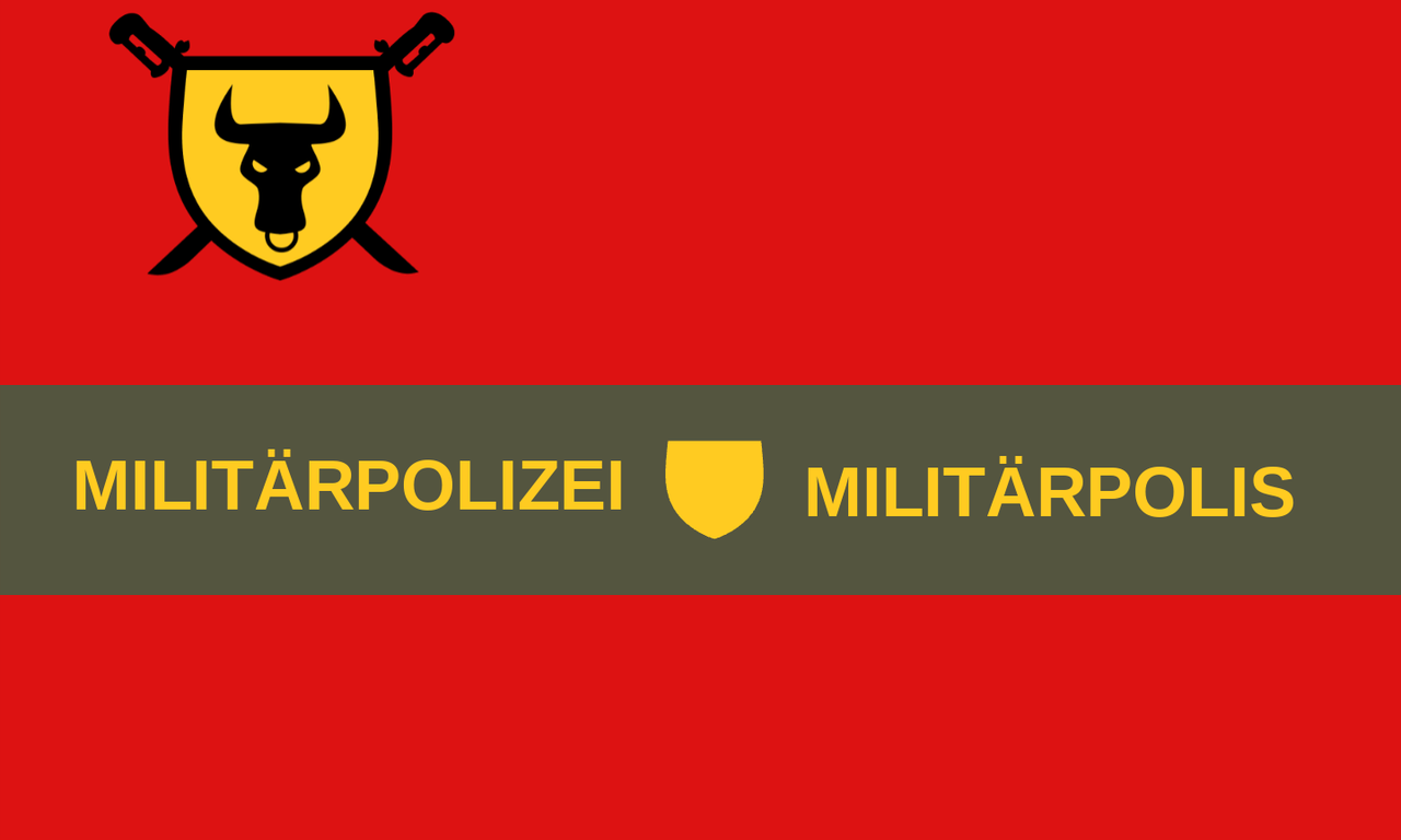 Drapeau de la Police Militaire