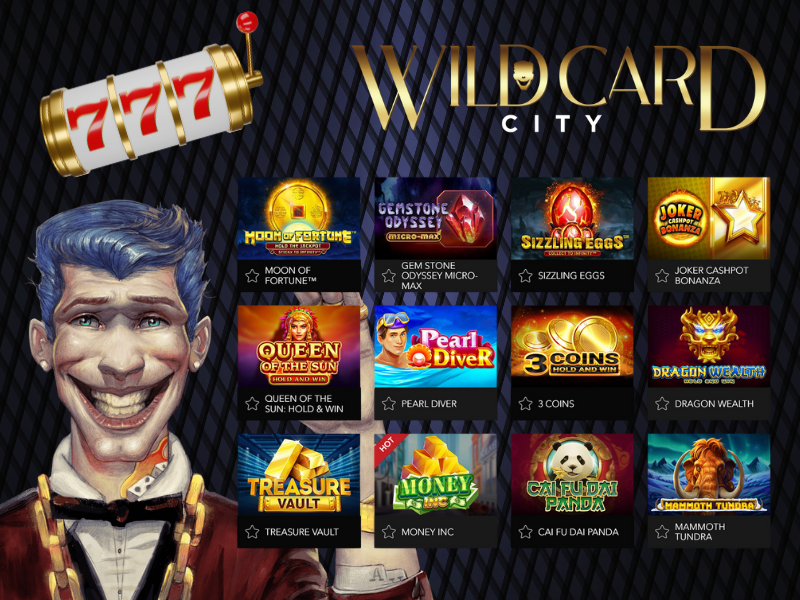 Wild Card City Pokies Selection