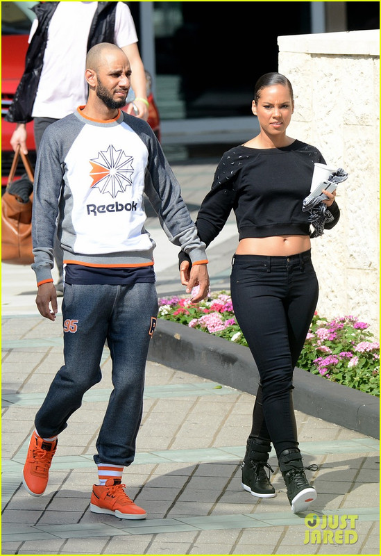    Alicia Keys med Mand Swizz Beatz 