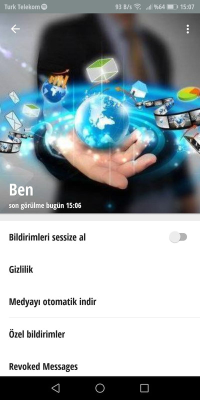 whatsapp profil sayfası