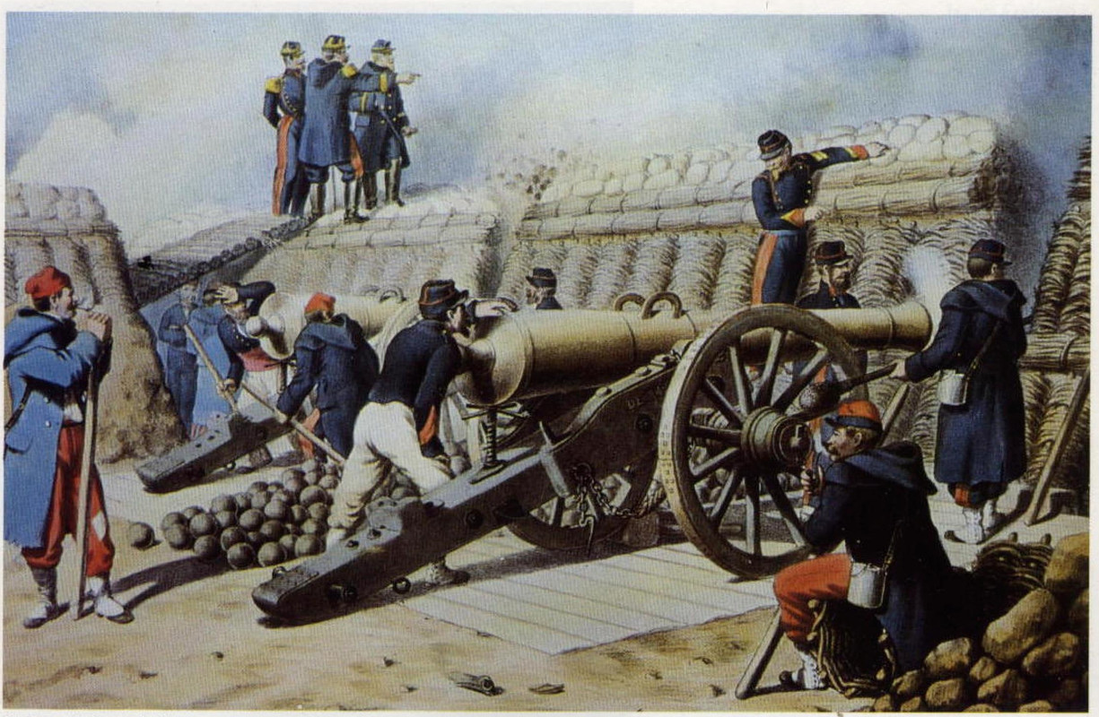 BATERIA DE SITIO Nº33 CRIMEA 1855