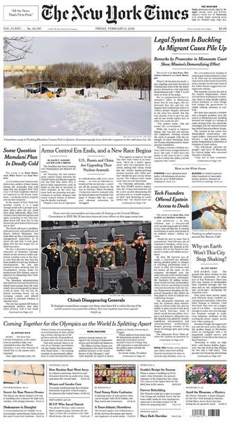 [Kép: The-New-York-Times-6-February-2026.jpg]