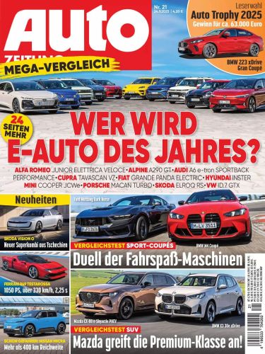 Auto Zeitung Magazin No 21 vom 24  September 2025