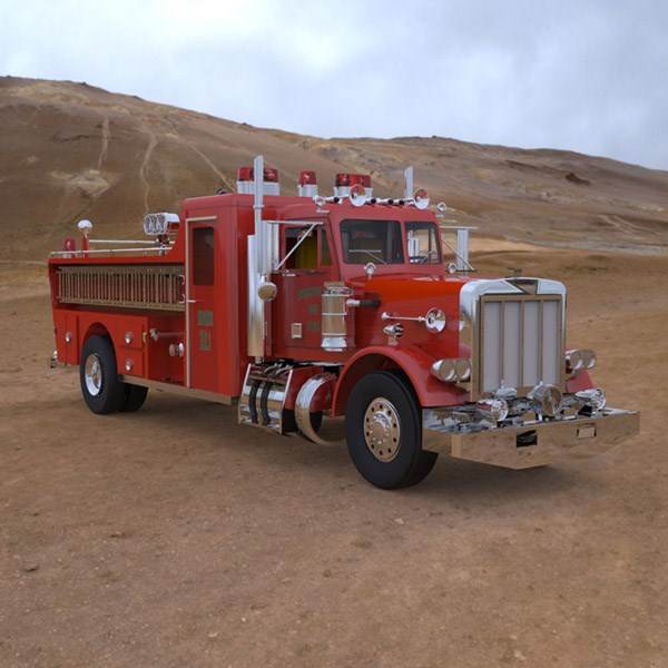 Peterbilt Firefight Truck (Poser)