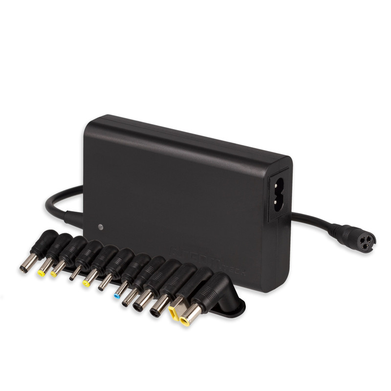 Cargador universal delgado de Argom con su juego de 10 puntas intercambiables.