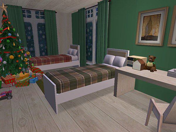 Hellohello: Domy - Stránka 4 Christmas-Chalet-interior-76