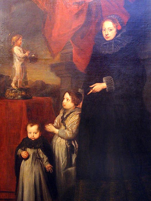 Anton-van-dyck-ritratto-della-marchesa-lomellini-coi-suoi-figli