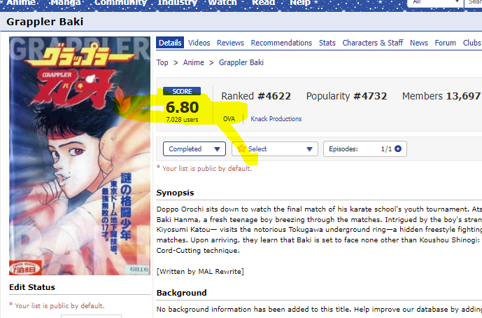 Grappler Baki | 1728 - yau6J6u