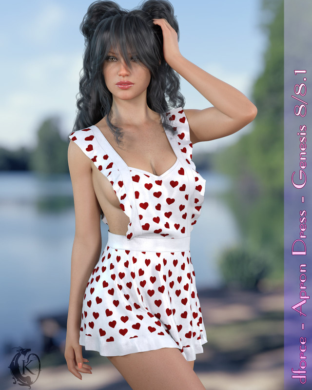 dforce - Apron Dress - Genesis 8 dforce - Apron Dress - Genesis 8