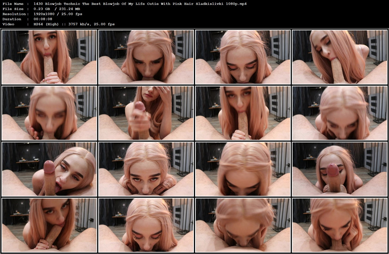 1430 Blowjob Technic The Best Blowjob Of My Life Cutie With Pink Hair Sladkislivki 1080p mp4
