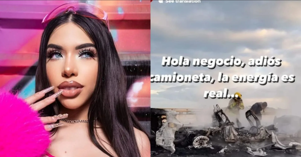 Influencer casi pierde la vida en fatal accidente automovilístico en Veracruz