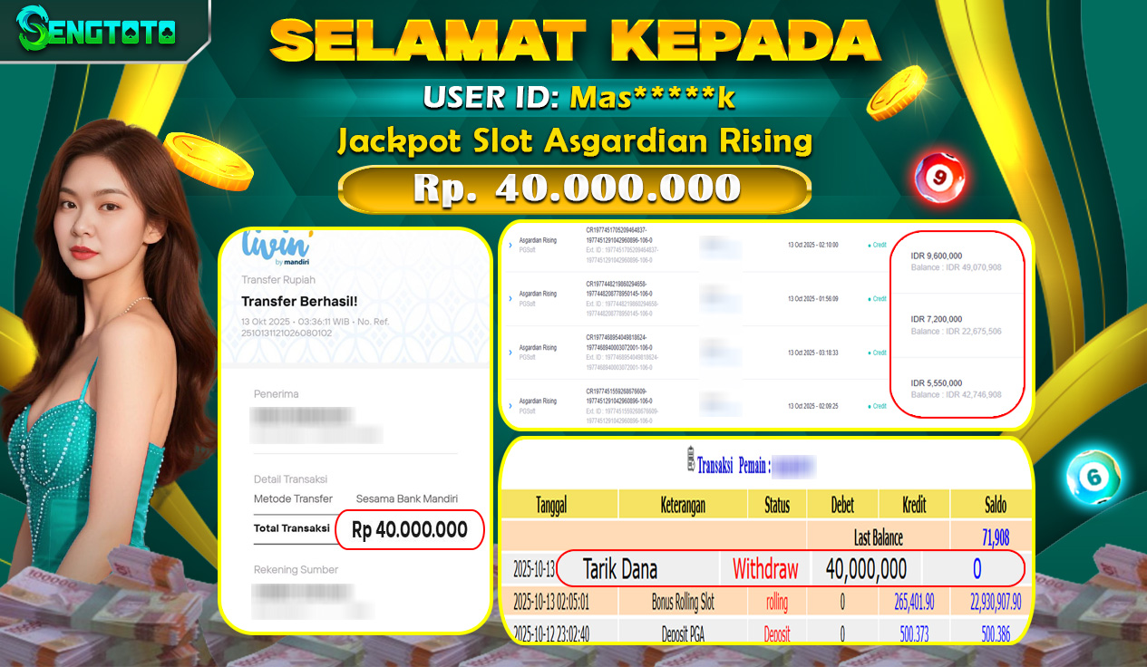 BUKTI PEMBAYARAN SLOT ASGARDIAN RISING