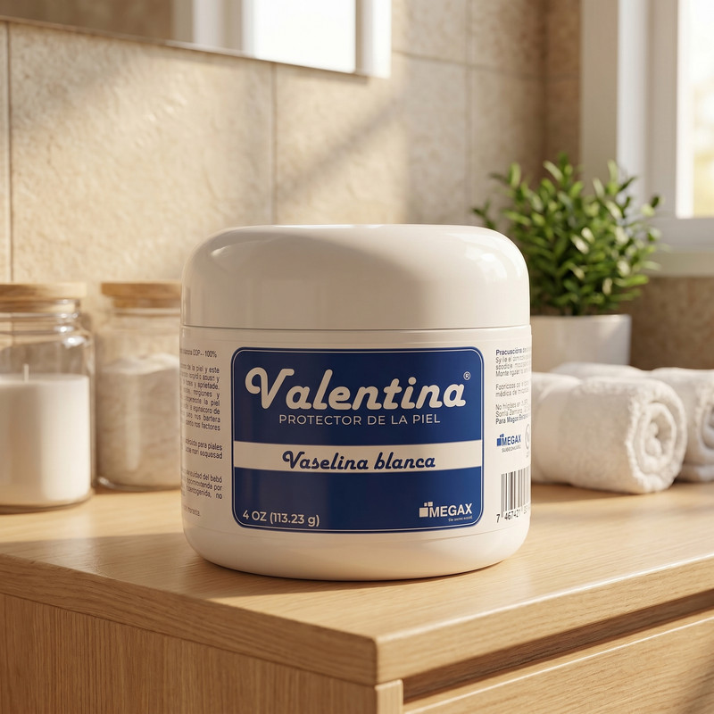 Valentina Vaselina Blanca Protector de la Piel 4Oz