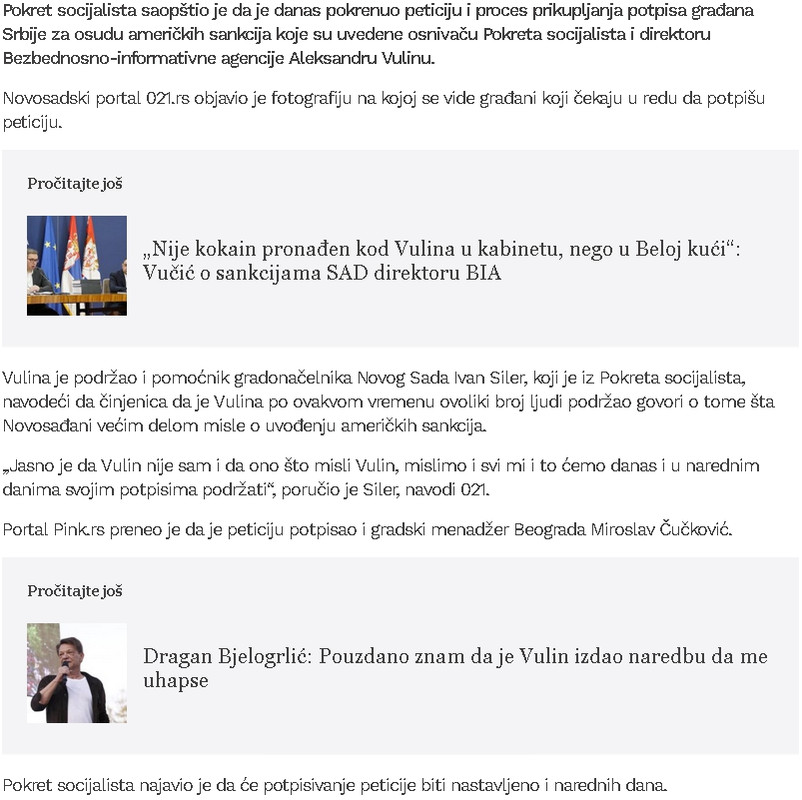 Pokret socijalista pokrenuo peticiju za osudu američkih sankcija Vulinu Screenshot-10654