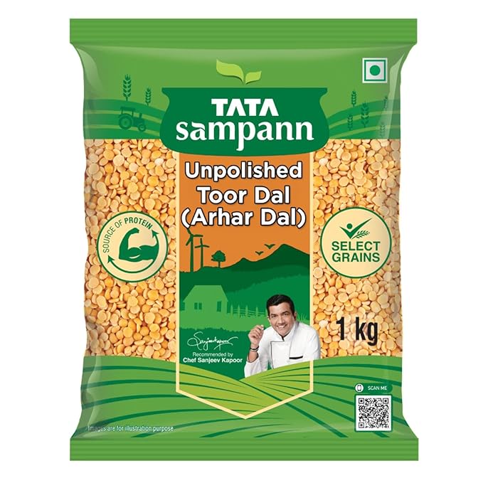 Tata Sampann Unpolished Toor Dal/Arhar Dal
