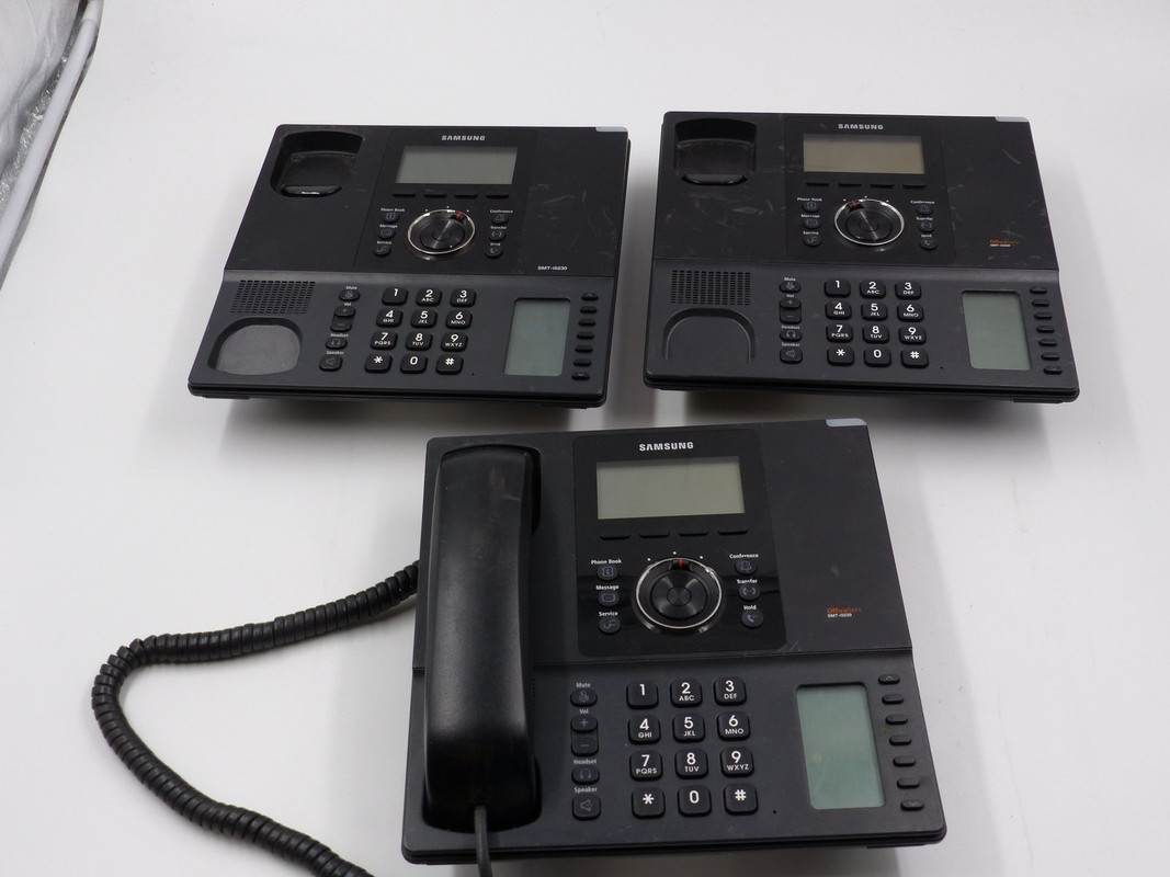 SAMSUNG SMT-I5230 SMT-I5230 LOT OF 3 VOIP OFFICESERV PHONES