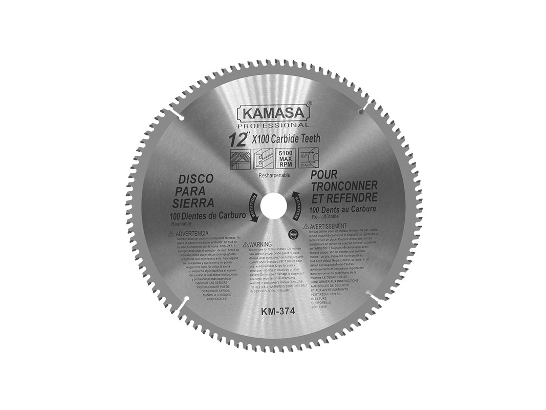 DISCO PARA SIERRA 12"X100T KAMASA
