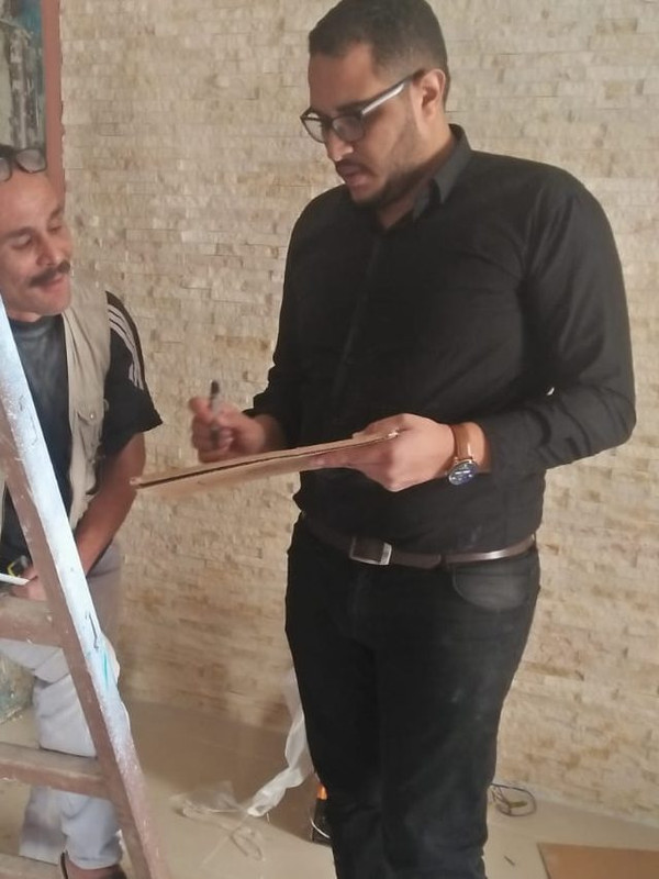 متابعة العمل في الموقع