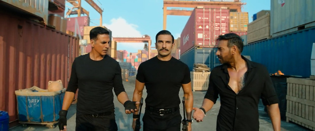Singham Again 2024 WebRip [Hindi + Tamil + Telugu] 480p, 720p, 1080p ESub Screenshot