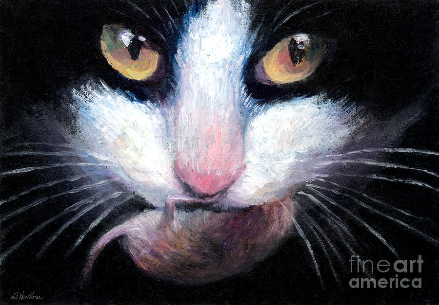 33-tuxedo-cat-with-mouse-svetlana-novikova