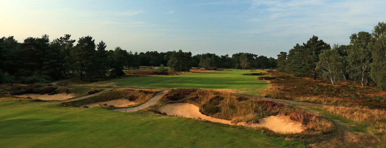 View across the fairways at Woodhall Spa Golf Club