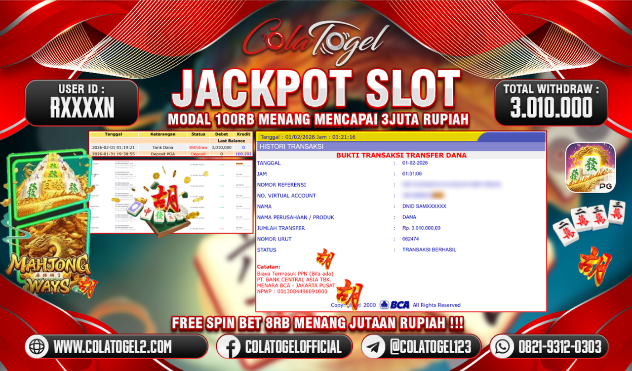 JACKPOT SLOT GACOR!!