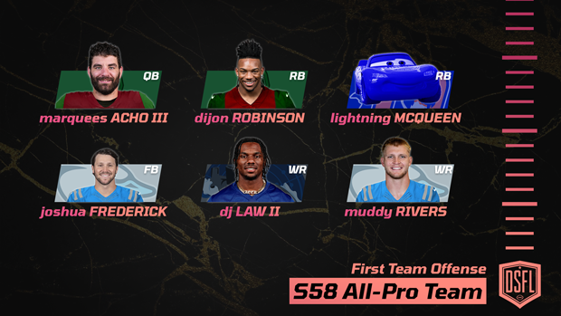 001 DSFL first team offense