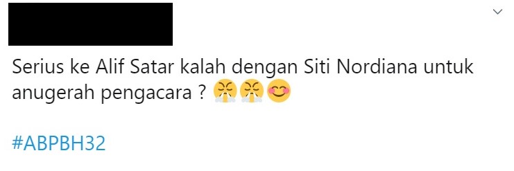 netizen tidak puas hati siti nordiana menang