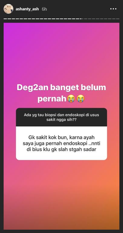 Instagram Story Ashanty
