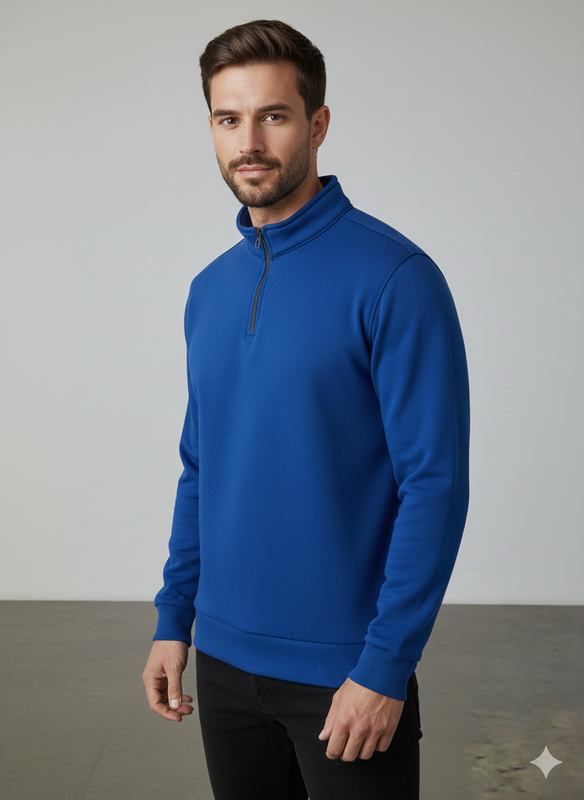 Royal Blue Fleece Sweatshirt (2)