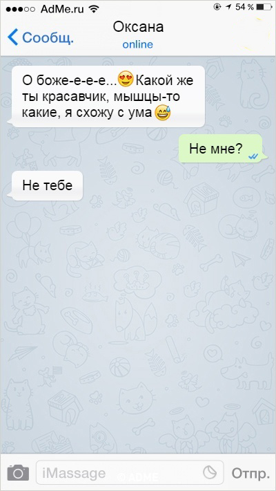 Сообщения от людей с беспощадным чувством юмора