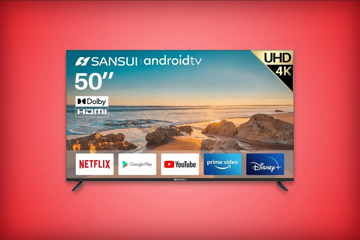 Smart TV SANSUI de 50’’ con 4K alcanza su precio más bajo en oferta de Amazon