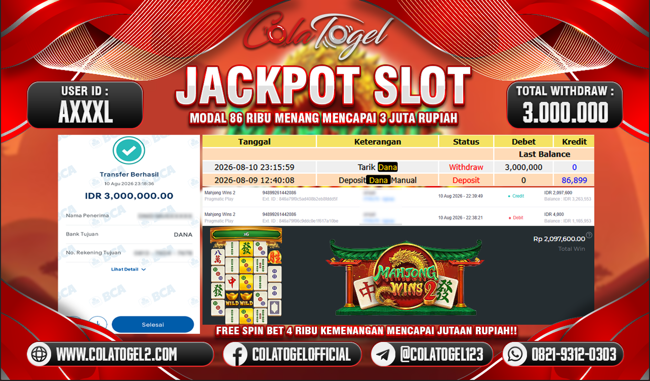 JACKPOT SLOT GACOR!!