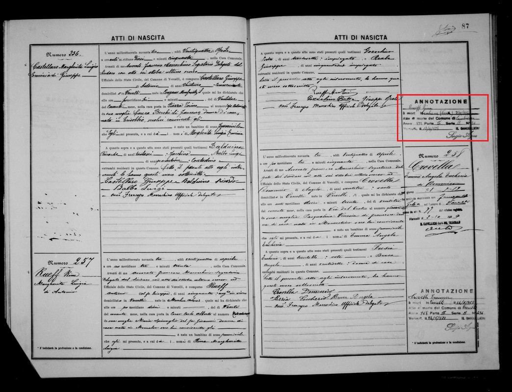 Rueff Rina Margarita Luigia (Nacimiento) (Registro Civil)