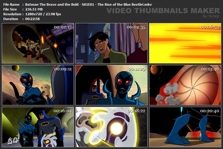 Batman The Brave and the Bold - S01E01 - The Rise of the Blue Beetle!.mkv