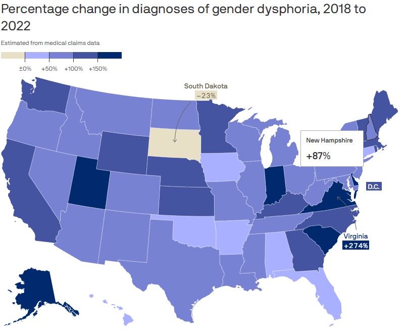 National map of Transgender Dysphoria > General Discussion > AR15.COM
