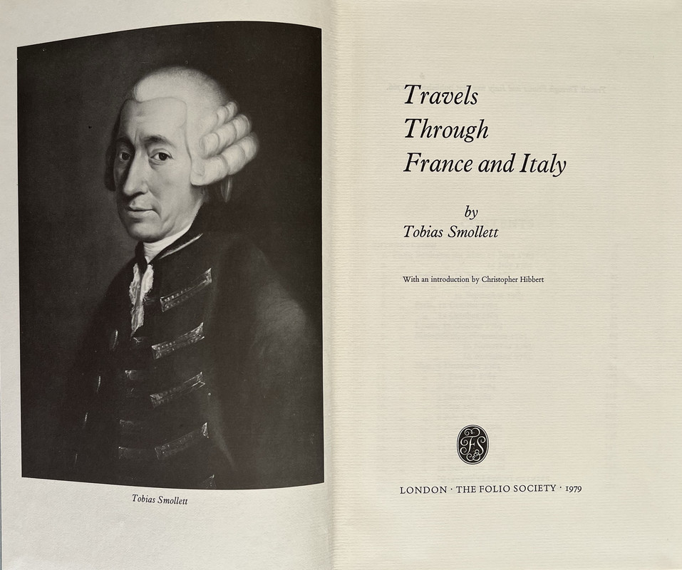 Folio Archives 428: Travels Through France and Italy by Tobias