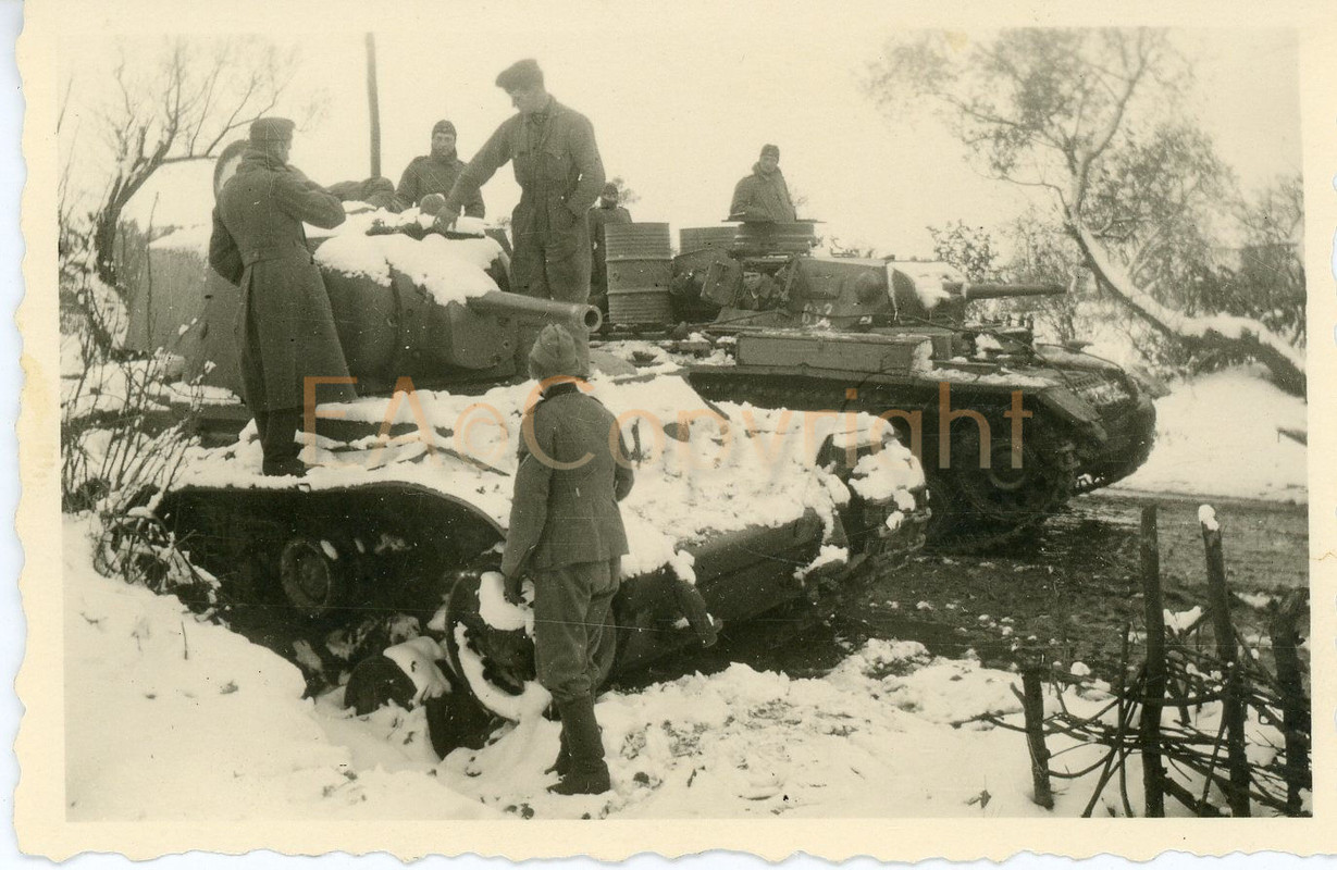 Beute Panzer III Tank Kämpfe Russland Foto