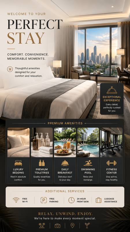 Hotel Amenity Board Generator