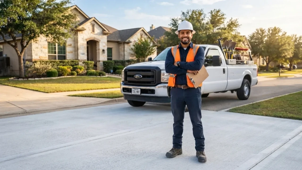 Driveway repair contractor insurance verification San Antonio licensed insured