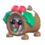 Yule Log Dog