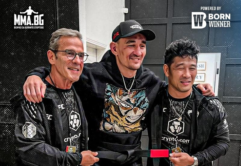 Макс Холауей получи черния си колан по джиу-джицу