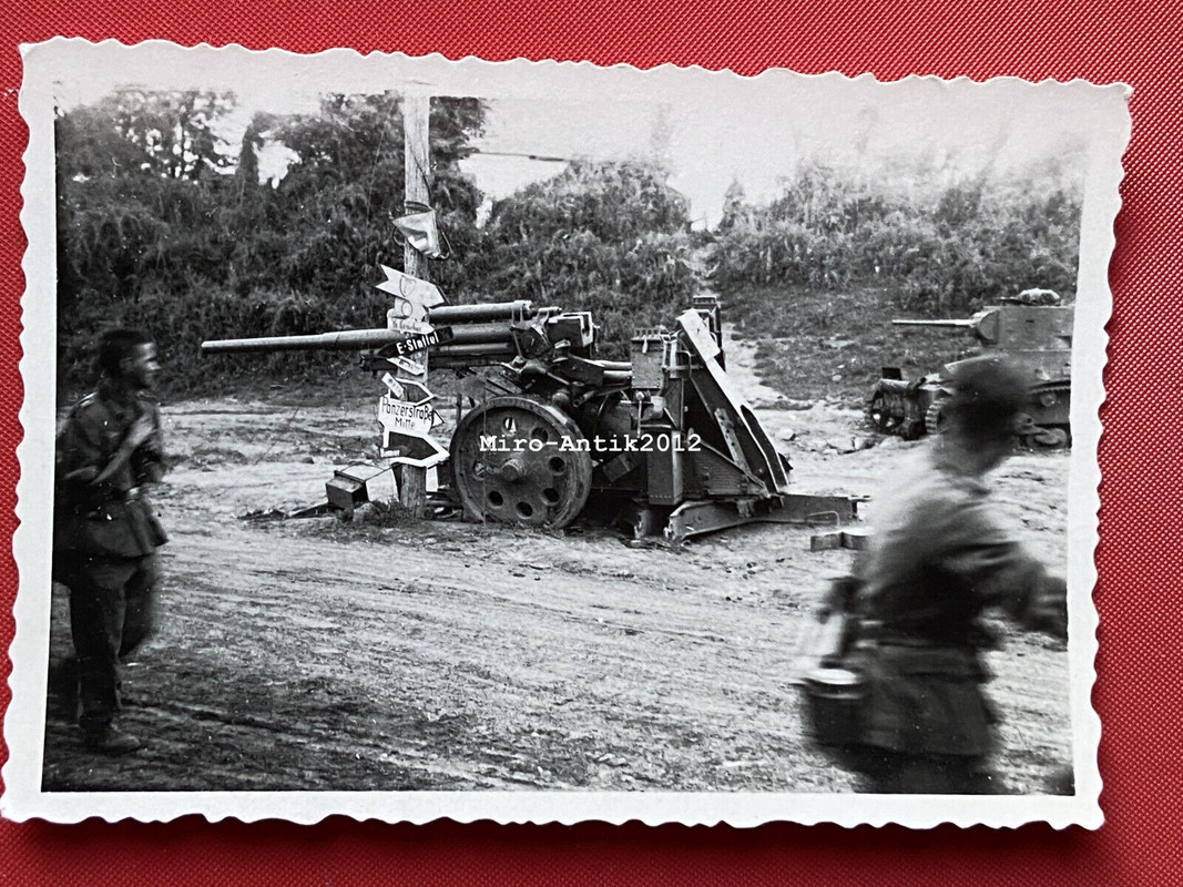 Foto, Wk2, Schilderwald, Panzerstraße Mitte, Juli 1941, Russland