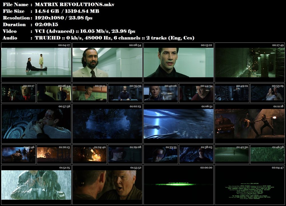 Re: Matrix Revolutions / The Matrix Revolutions (2003)