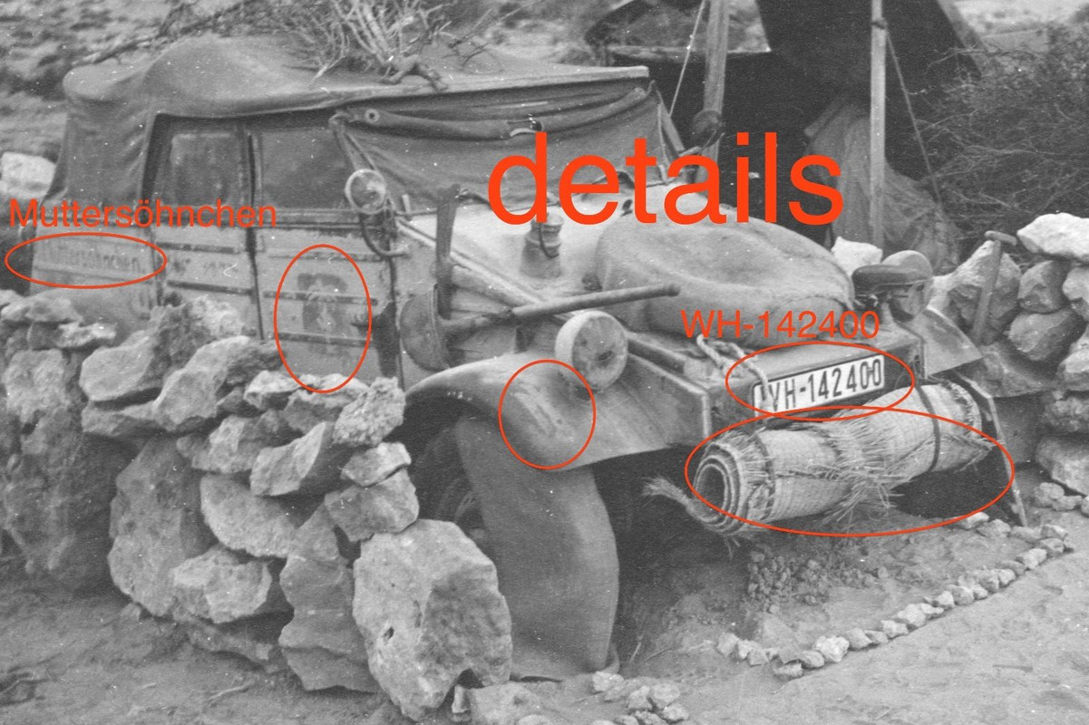 VW 82 Kübelwagen Afrika 1941Afrika-Korps Palme S