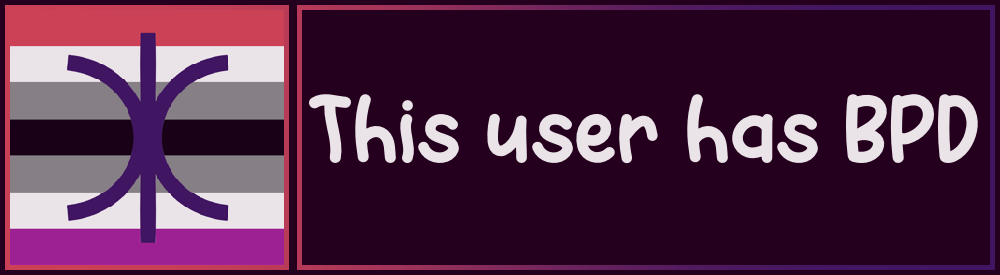 this user has BPD