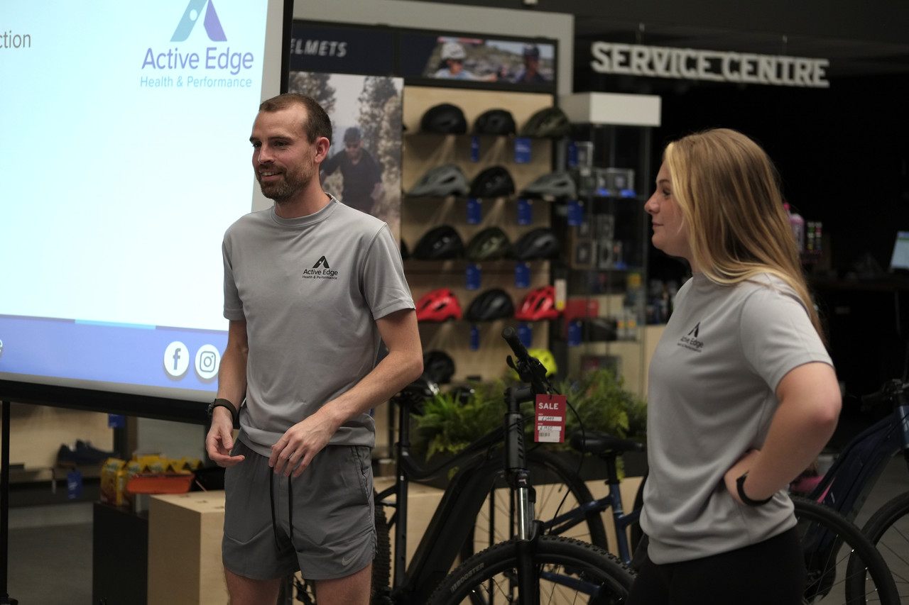 Shane Robinson presenting